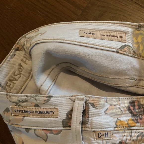 Citizens of Humanity ladies low rise skinny printed pant - Picture 6 of 10